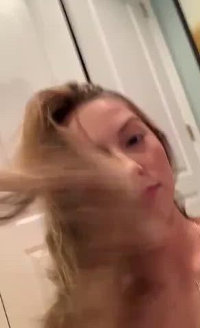 blowjob attractive Face Fuck Homemade Hotwife Porn GIF